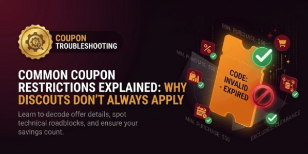 Common Coupon Restrictions Explained: Why Discounts Don't Always Apply
