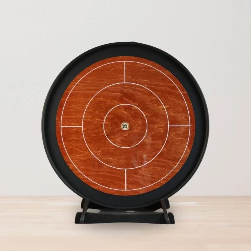 Woodestic Crokinole Travel Set - Cherry , Ebony