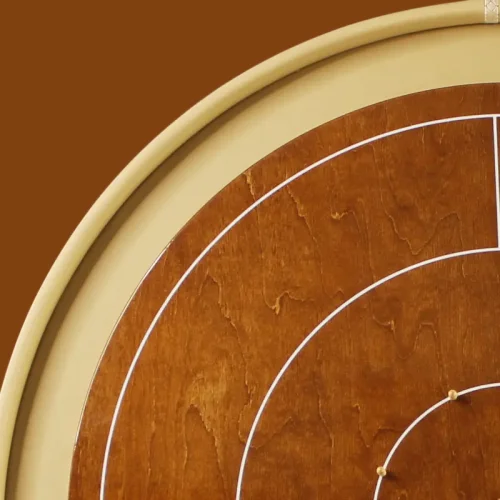 Woodestic Crokinole Travel Set - Walnut , Champagne