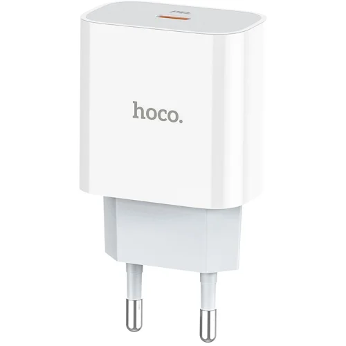Зарядное устройство Hoco C76A Plus USB-C 20 Вт Белое