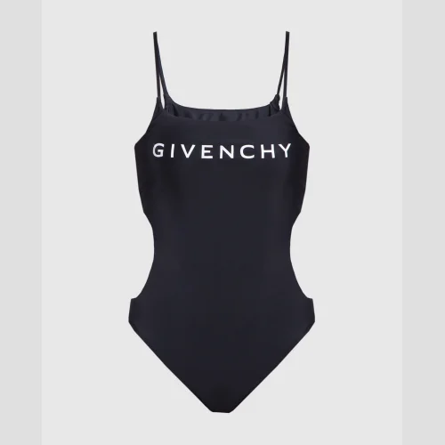 Black swimsuit with logo print Givenchy