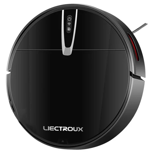 Aspiradora robot Liectroux V3S Pro, succión de 4000 Pa, fregado en seco y húmedo, navegación con 