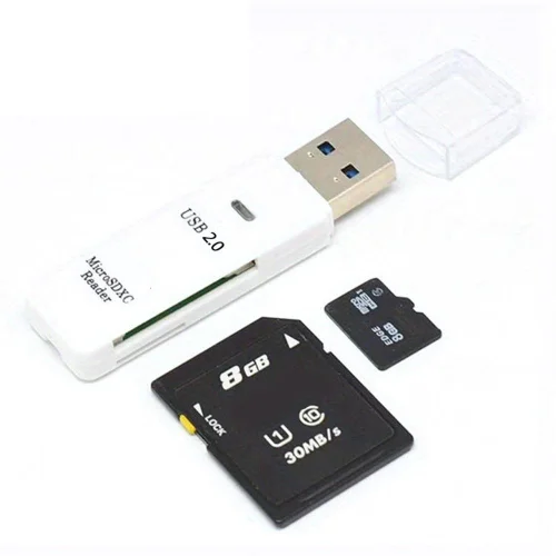 Lector de tarjetas SD USB 2.0 Velocidad de transmisión de 5 Gbps para TV, computadora portátil, co