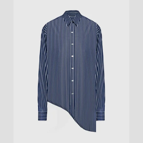 CANOTTA blue striped shirt SSHEENA