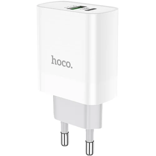 Зарядное устройство Hoco C80A Rapido USB/USB-C 20 Вт Белое