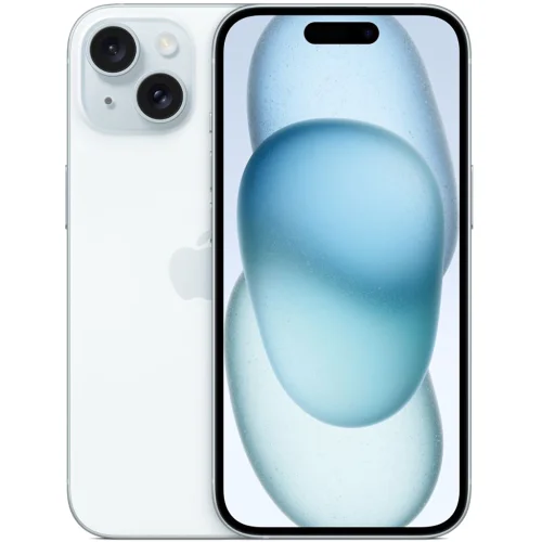 Смартфон Apple iPhone 15 128 ГБ MTP43HN/A Голубой (nanoSIM+eSIM, без RuStore)