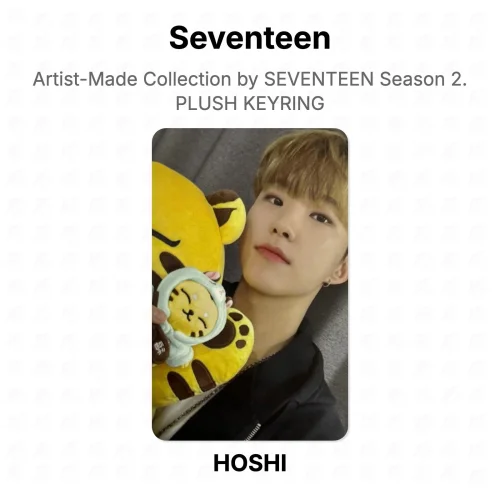 Коллекция Seventeen Artist-Made от SEVENTEEN Сезон 2. ПЛЮШЕВЫЙ БРЕЛОК 