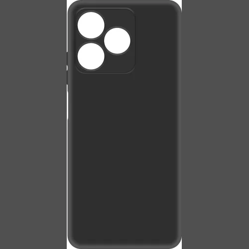 Клип-кейс Krutoff Soft для realme C51/C53/Note 50 Чёрный