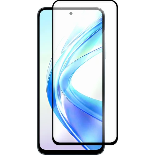 Защитное стекло Krutoff Premium для HONOR X7b с чёрной рамкой