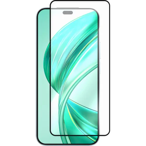 Защитное стекло Krutoff Premium для HONOR X8b с чёрной рамкой