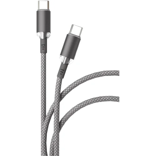 Кабель VLP Diamond Cable USB-C / USB-C 1,2 м Серый