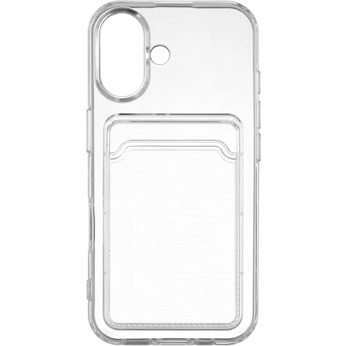 Клип-кейс Rocket Clear Plus для Apple iPhone 16 Прозрачный