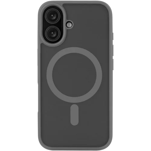 Клип-кейс uBear Cloud Mag для Apple iPhone 16 Серый