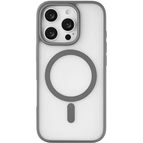 Клип-кейс uBear Cloud Mag для Apple iPhone 16 Pro Серый
