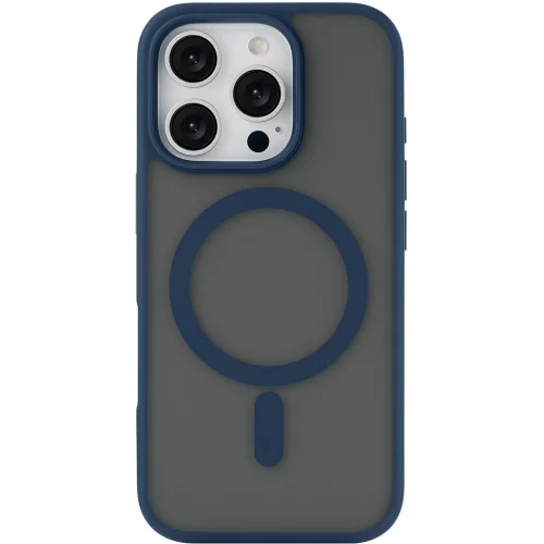 Клип-кейс uBear Cloud Mag для Apple iPhone 16 Pro Синий