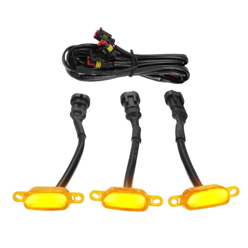 Grill LED Light Front Grille Lights for Ford F150 F250 F350 04-19 Amber Light