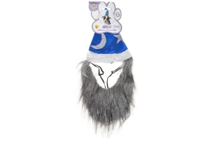 Perfectly Precious Pet Costume - Wizard Hat & Beard - S/M