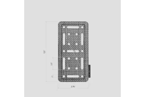 Tegris® Tourniquet Holder TQ/TQ+ - Titanium / TQ