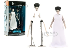 The Bride of Frankenstein 6" Moveable Figurine with Chains and Alternate Head and Hands "Universal M