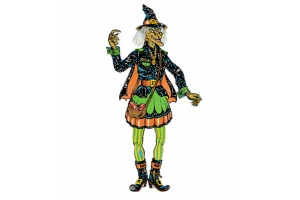 Vintage Halloween Jointed Witch