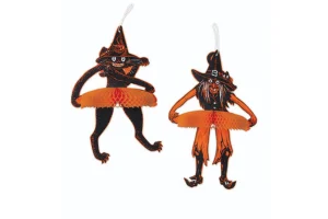 Vintage Halloween Tango Witch & Cat